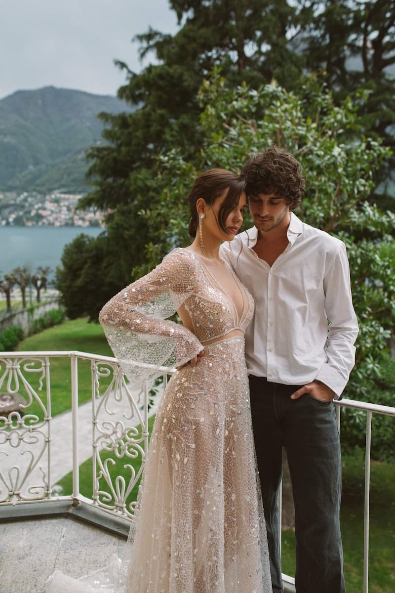 Rara Avis A-line designer wedding dress Izumrud at Dell'Amore Bridal, NZ 5