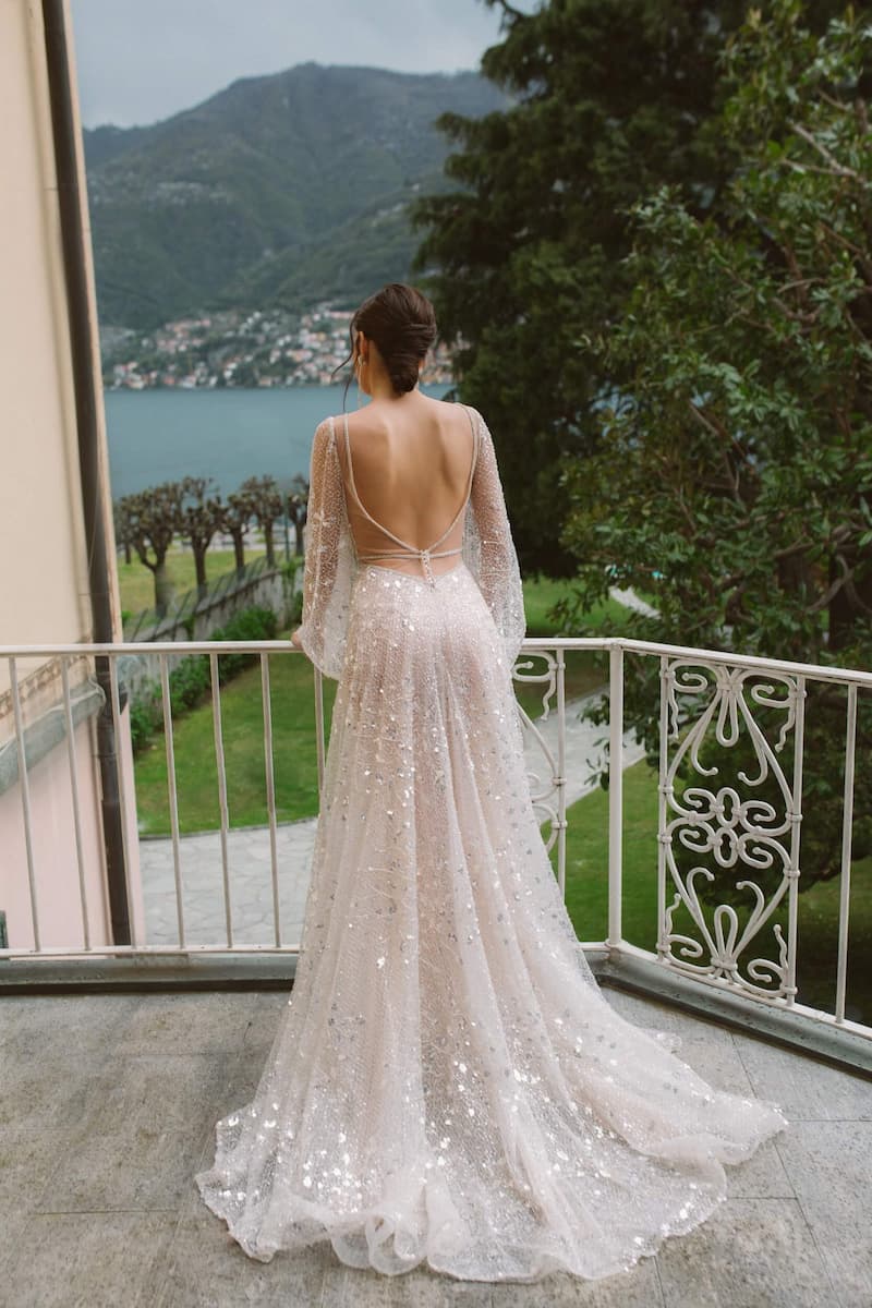 Rara Avis A-line designer wedding dress Izumrud at Dell'Amore Bridal, NZ 4