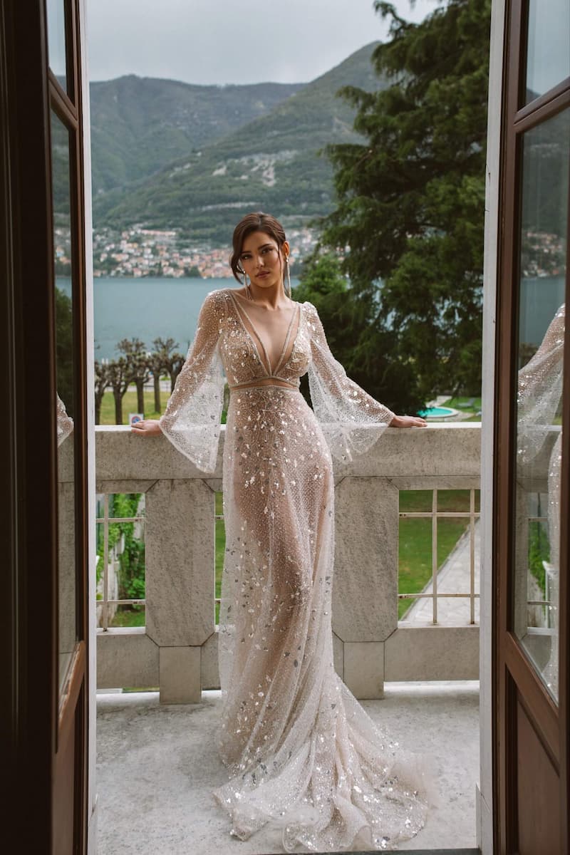 Rara Avis A-line designer wedding dress Izumrud at Dell'Amore Bridal, NZ 7
