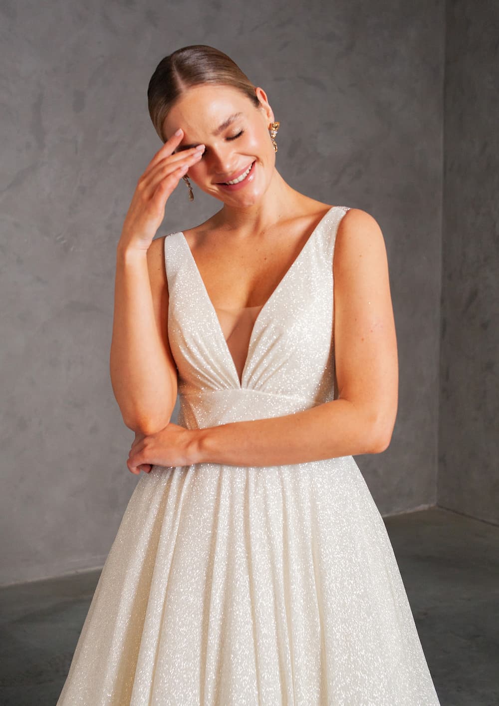 Rara Avis open back wedding dress Milay at Dell'Amore Bridal, NZ. 4