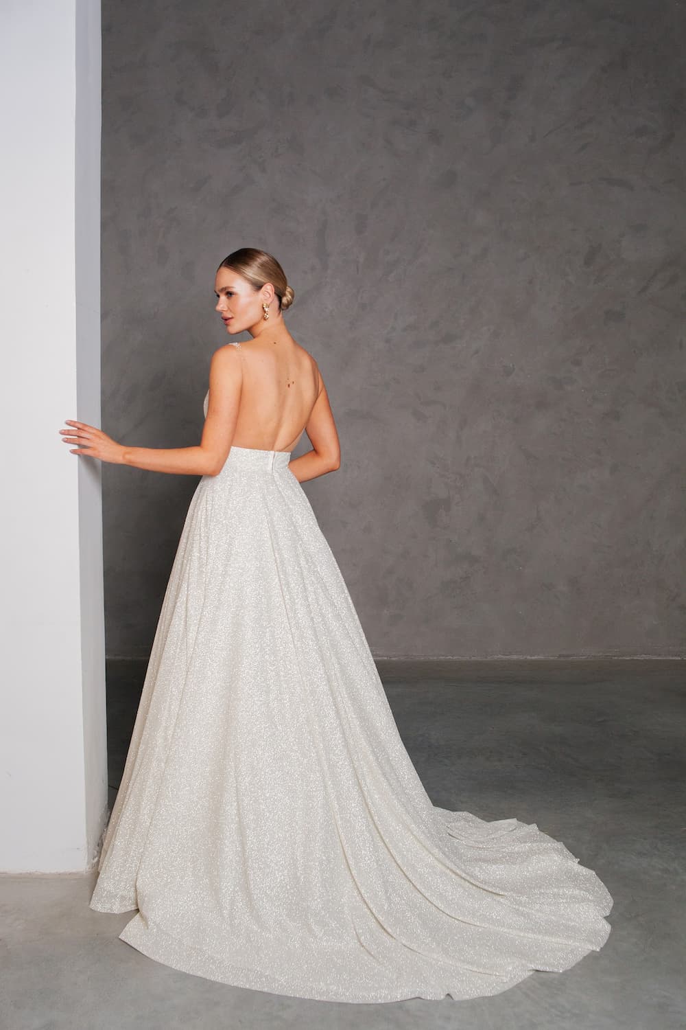 Rara Avis open back wedding dress Milay at Dell'Amore Bridal, NZ. 2