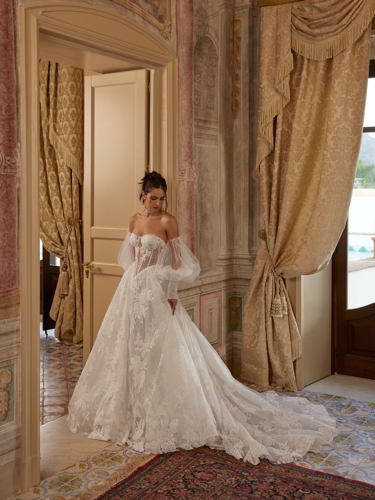 Sparkling couture wedding dress Angelina |Dell'Amore Bridal