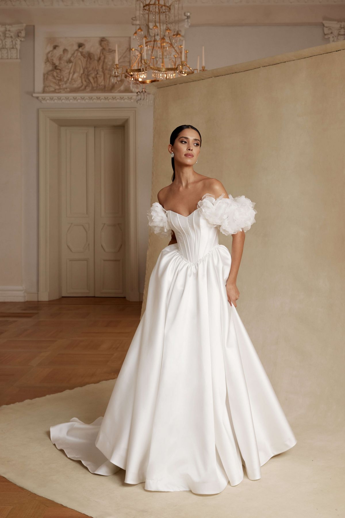 simple-wedding-dress-Lavil-with-low-waistline-and-long-sleeves-by-blammo-biamo-designer 5