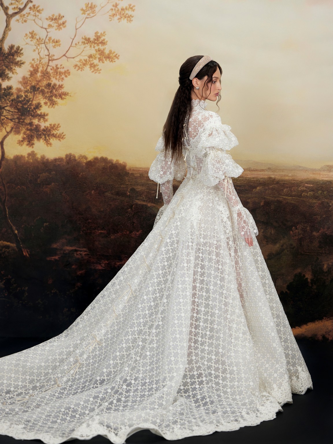 Romantic lace wedding dress Patrice convertible to mini by rara avis at Dell'Amore Bridal, NZ 4