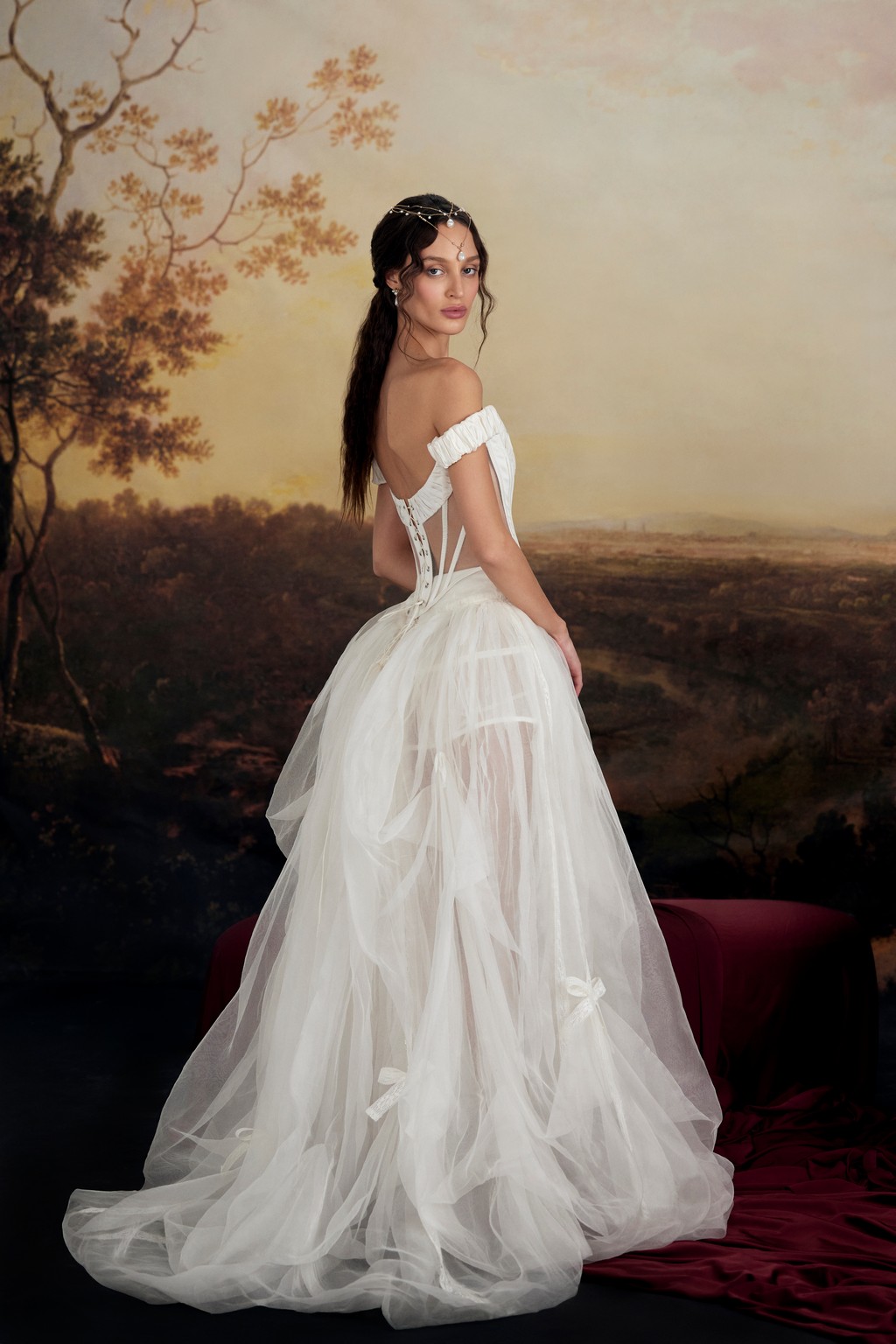 Silk couture wedding dress Jean-Louis with detachable skirt by rara avis at Dell'Amore Bridal, NZ 2