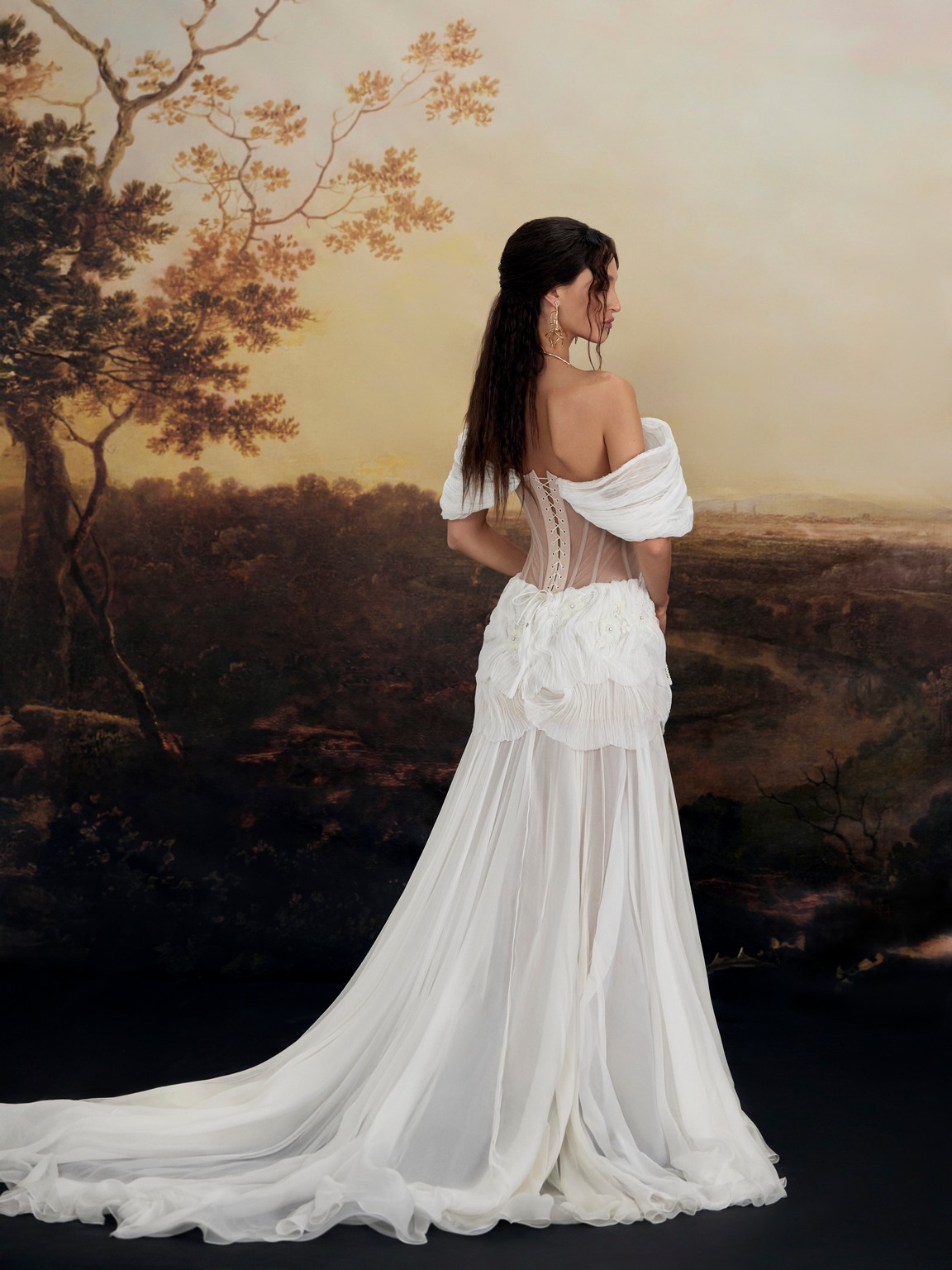 Silk mini wedding dress Gabriella with removable skirt by rara avis at Dell'Amore Bridal, NZ. 2