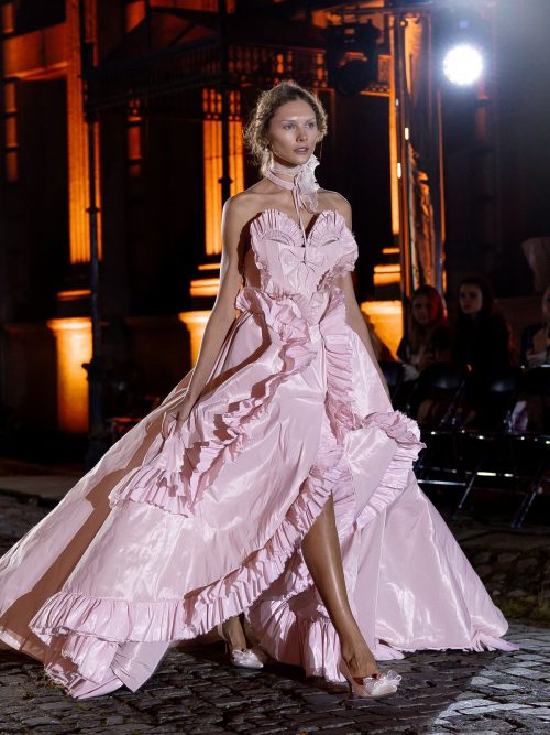 marie antoinette pink wedding dress Suzanne by rara avis designer 3