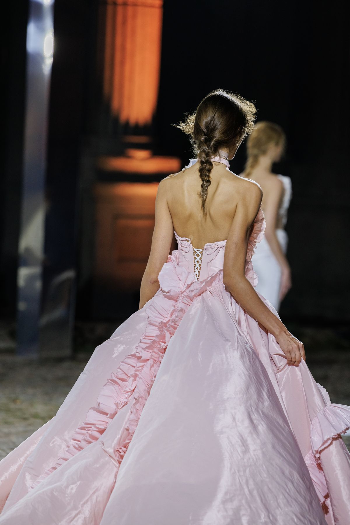marie antoinette pink wedding dress Suzanne by rara avis designer 4