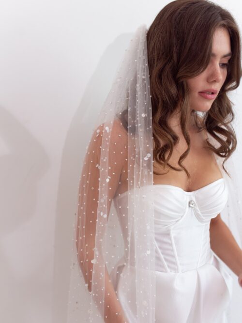 Beads Sequins Wedding Juna Veil 3