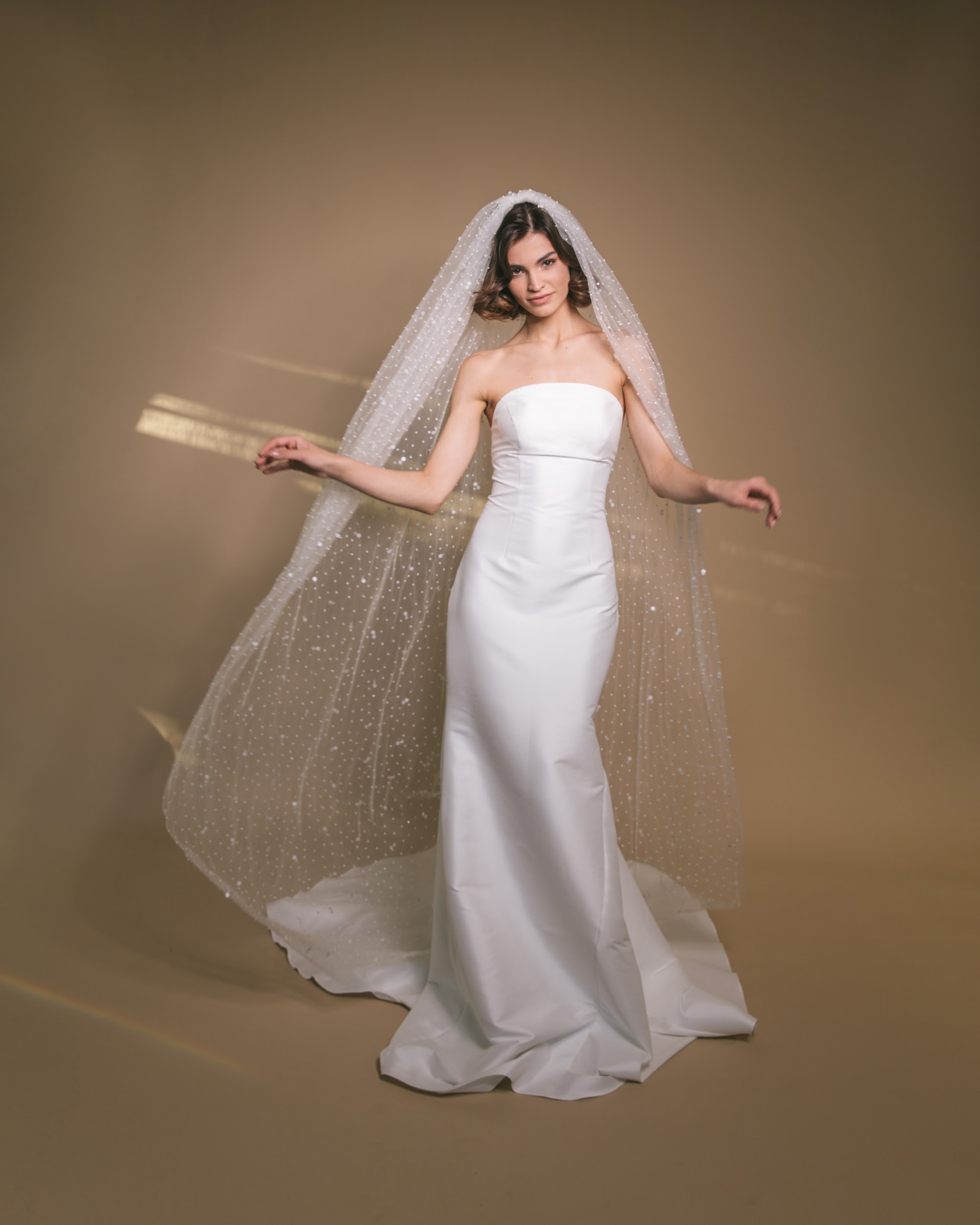 Beads Sequins Wedding Juna Veil 1