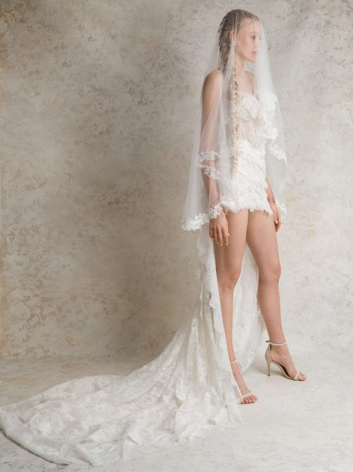 Lace Edge Wedding Zephyra Veil