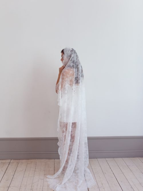 Lace Long Wedding Freya Veil 1