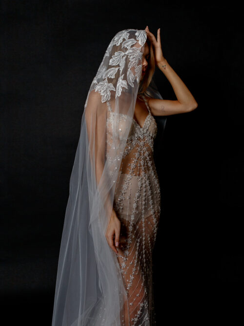 Long Designer Wedding Beatrix Veil