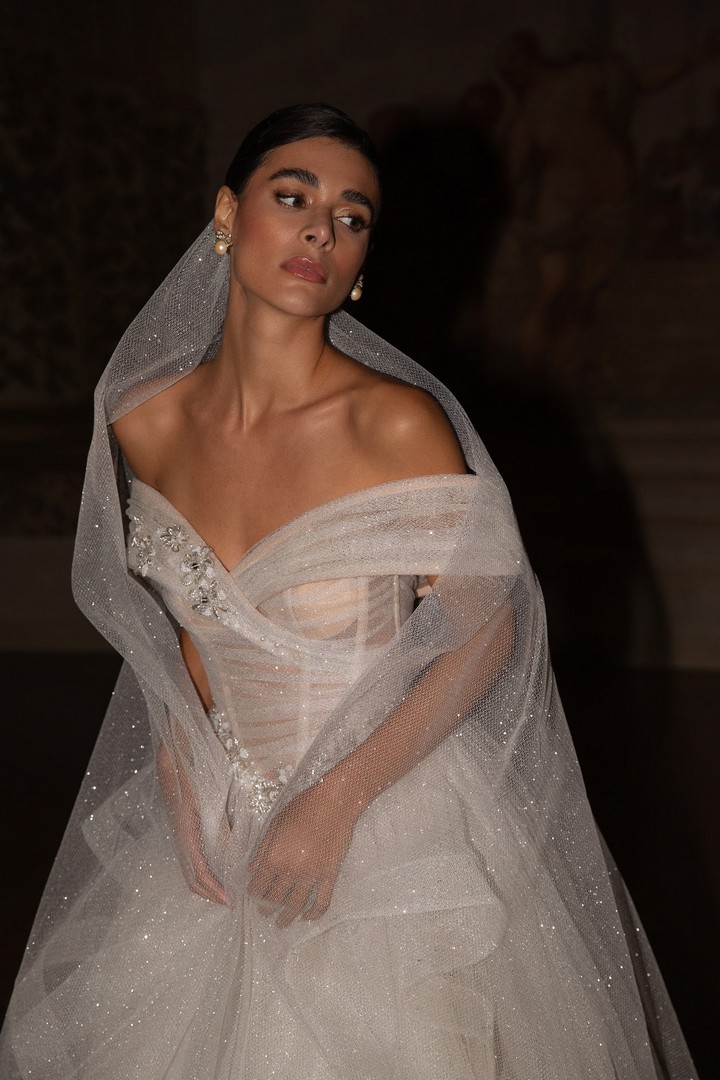 Shimmer Wedding Lysandra Veil 2