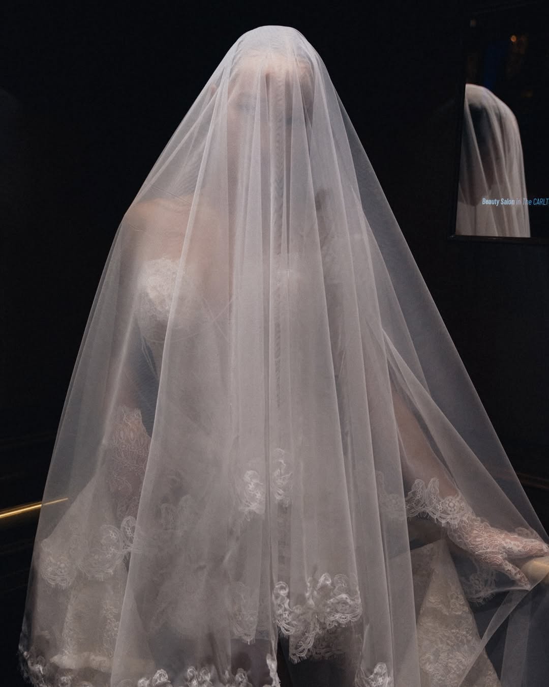 Two Layer Lace Wedding Ondine Veil 3