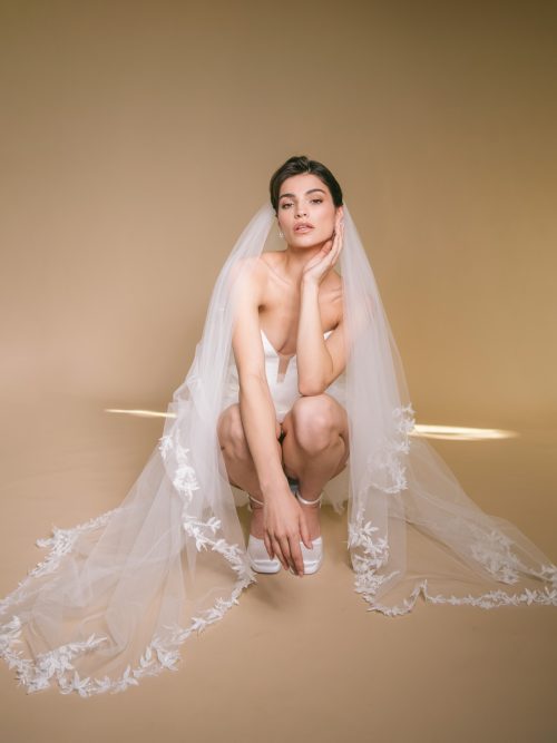 Two Layer Lace Wedding Katia Veil