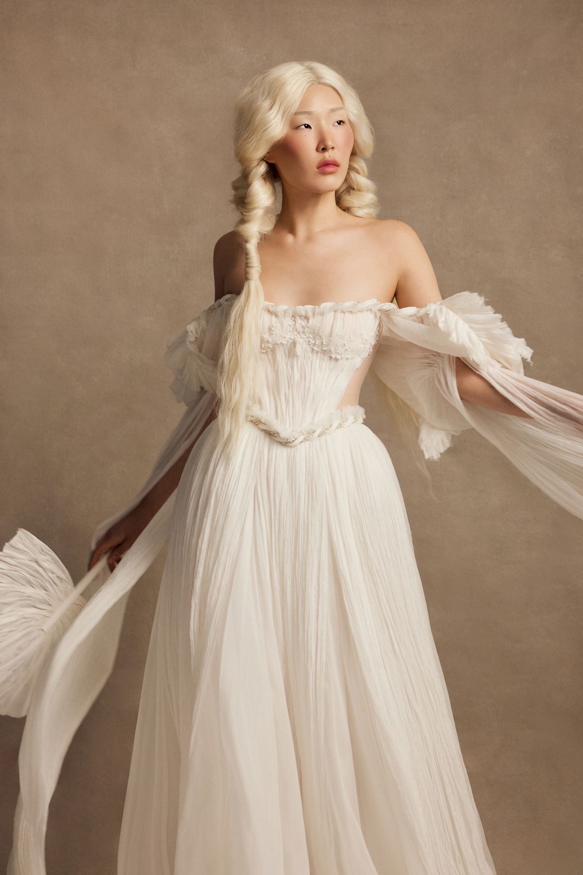 Celestial wedding dress bys rara avis couture from dell'amore bridal, nz (1)