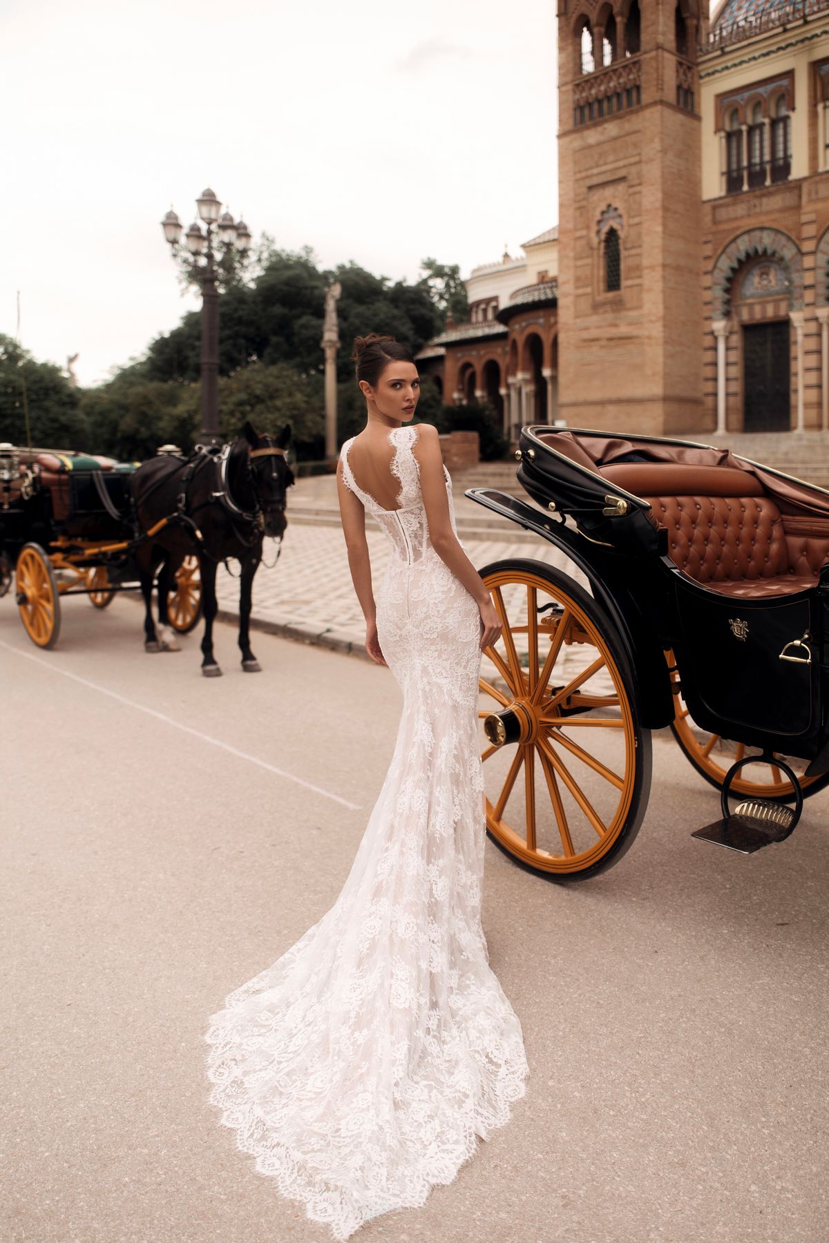 Ilary lace wedding dress by dell'amore bridal, nz 4