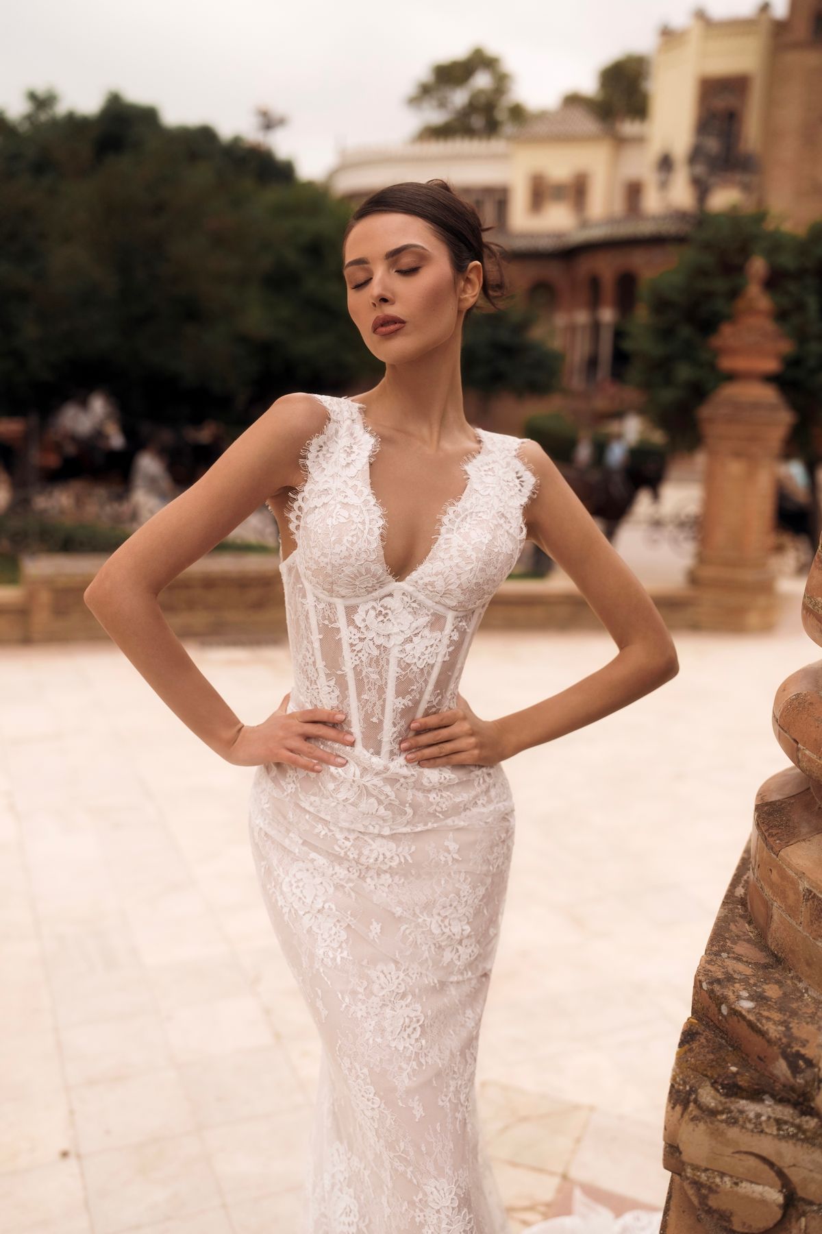 Ilary lace wedding dress by dell'amore bridal, nz 3