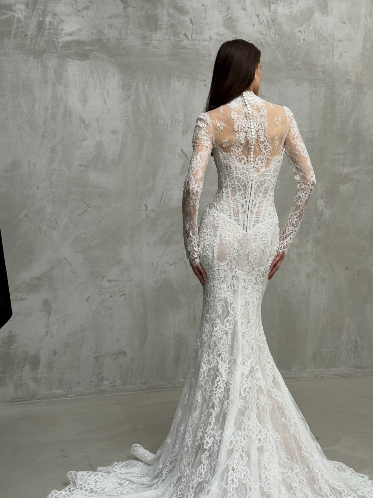 lace wedding dress Galle with removable lace top by rara avis, dell'amore bridal, nz (3)